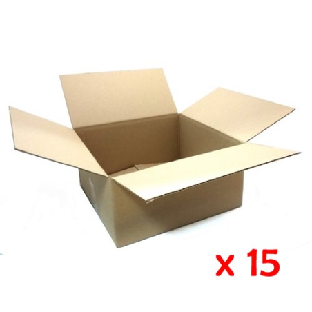 Caja de embalaje de canal simple medida 40x40x20 cm