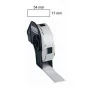 Brother DK11204 cinta continua, recambio etiquetas compatible