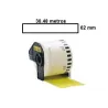 Brother DK44605 cinta continua,Recambio etiquetas compatible a