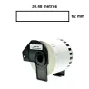 Brother DK44205 cinta continua, Recambio etiquetas compatible a