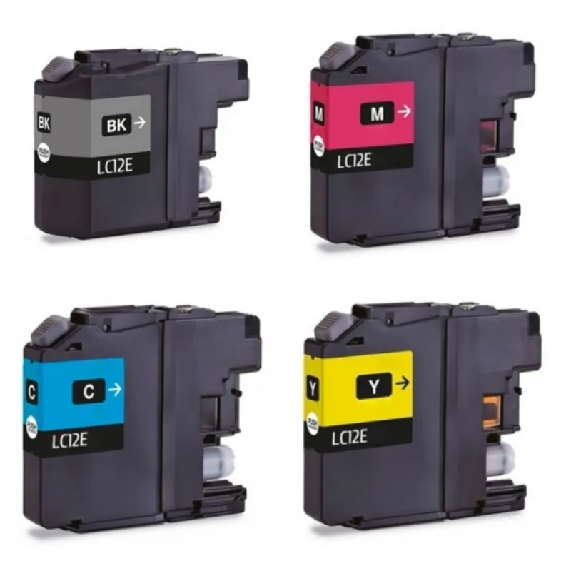 Cartucho de tinta LC12 compatible a Brother LC-12E