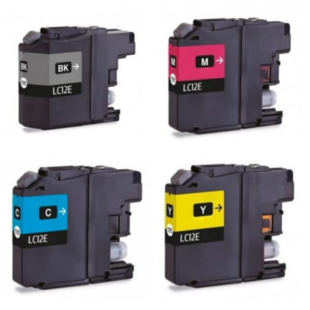 Cartucho de tinta LC12 compatible a Brother LC-12E