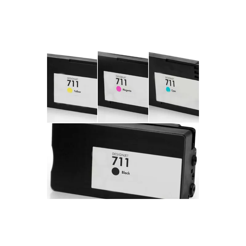 Cartucho de tinta HP711 HP 711 compatible al cartucho CZ133A