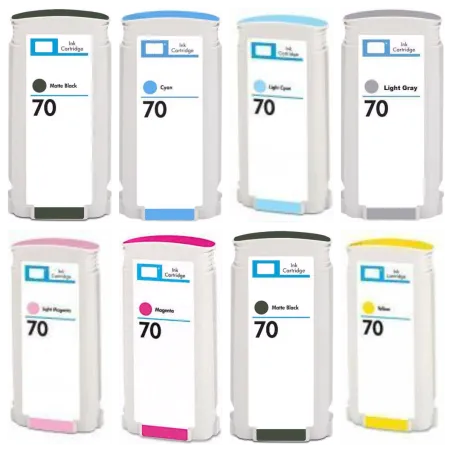 Cartucho de tinta HP 70 HP70 compatible al cartucho hp C9449A