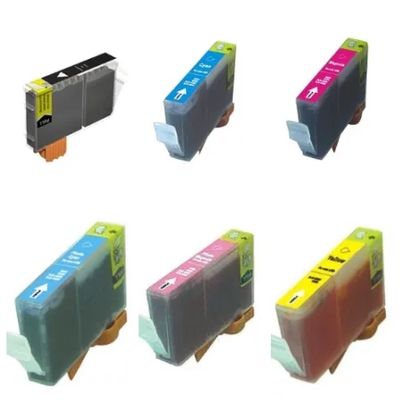 Cartucho de tinta BCI6 / BCI-6 compatible con Canon 4705A002 /