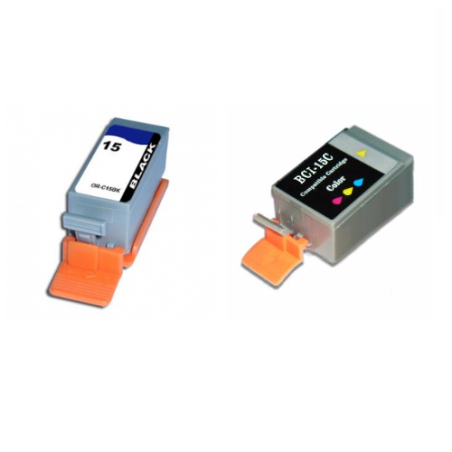 Cartucho de tinta BCI15 / BCI-15 compatible con Canon 8190B002