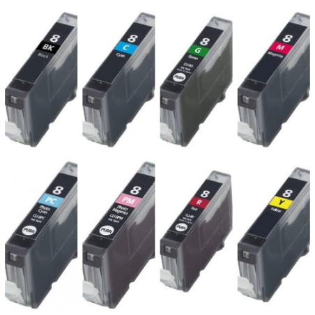 Cartucho de tinta CLI8 /CLI-8 compatible con Canon 0620B001 /