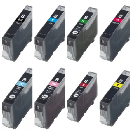 Cartucho de tinta CLI8 /CLI-8 compatible con Canon 0620B001 /