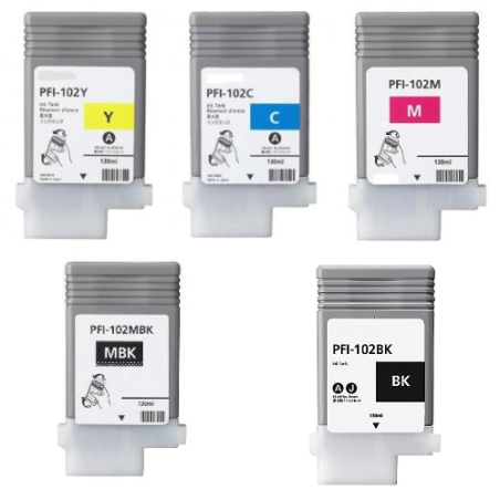 Cartucho de tinta Canon PFI-102 / PFI 102 compatible a Canon
