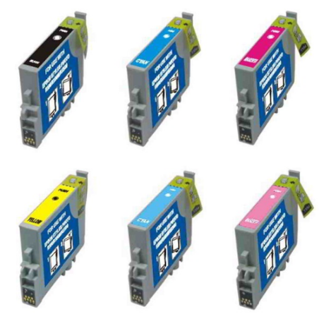 Cartucho de tinta T0481 / T0482 / T0483 / T0484 / T0485 / T0486