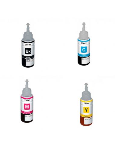 Botella de tinta T6641 / T6642 / T6643 / T6644 compatible