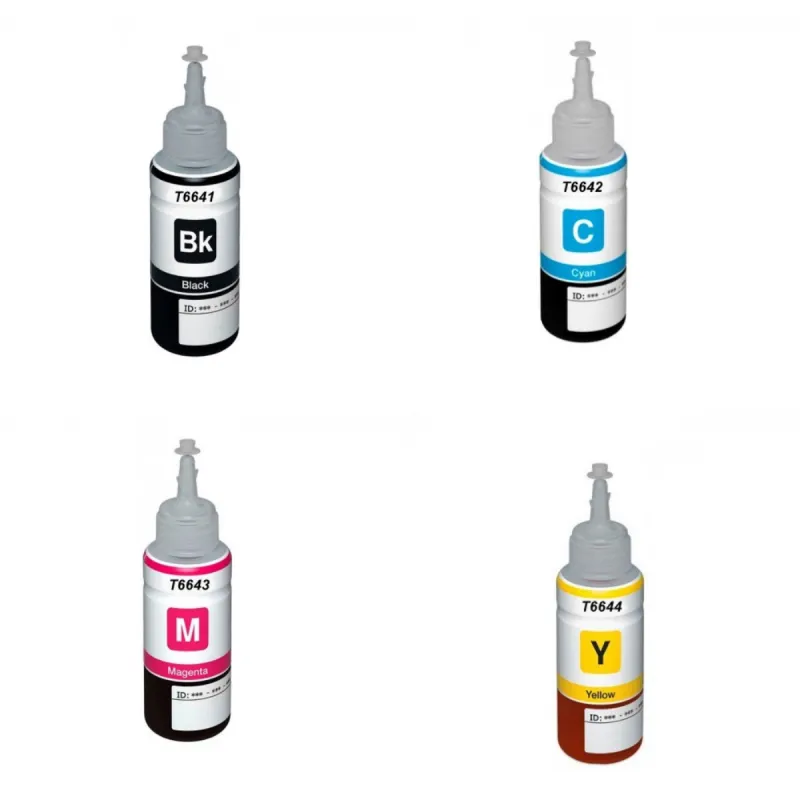 Botella de tinta T6641 / T6642 / T6643 / T6644 compatible