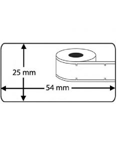 Rollo etiqueta Dymo 11352 54x25 mm compatible al original