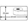 Rollo etiqueta Dymo 11352 54x25 mm compatible al original