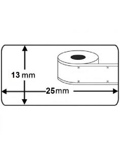 Rollo etiqueta Dymo 11353 25x13 mm compatible al original