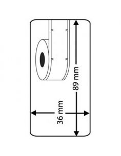 Rollo etiqueta Dymo 99012 89x36 mm compatible al original 2