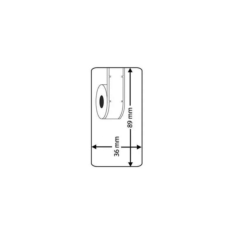 Rollo etiqueta Dymo 99012 89x36 mm compatible al original