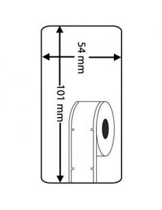 Rollo etiqueta Dymo 99014 101x54 mm compatible al original 2