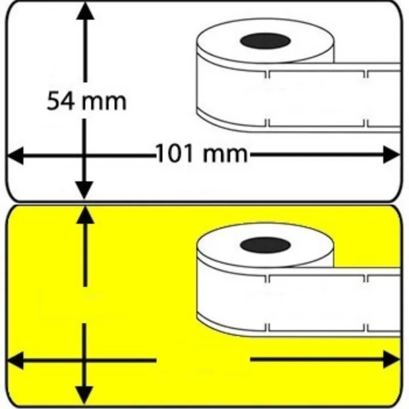 Rollo etiqueta Dymo 99014 101x54 mm compatible al original