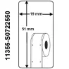 Rollo etiqueta Dymo 11355 51x19 mm compatible al original