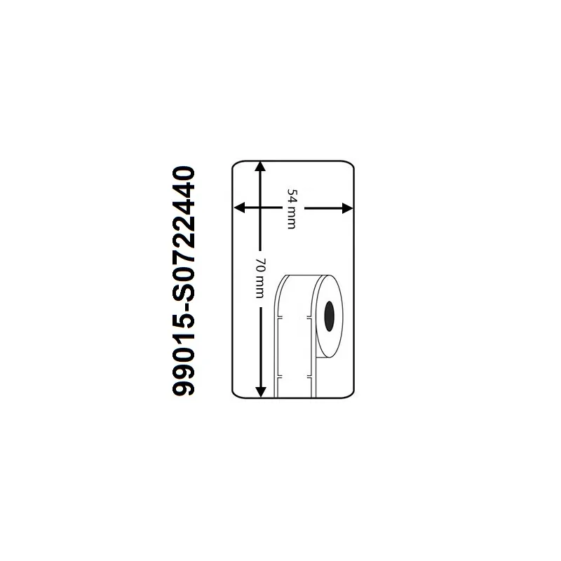 Rollo etiqueta Dymo 99015 70x54 mm compatible al original