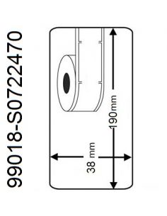 Rollo etiqueta Dymo 99018 190x38 mm compatible al original