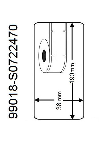 Rollo etiqueta Dymo 99018 190x38 mm compatible al original