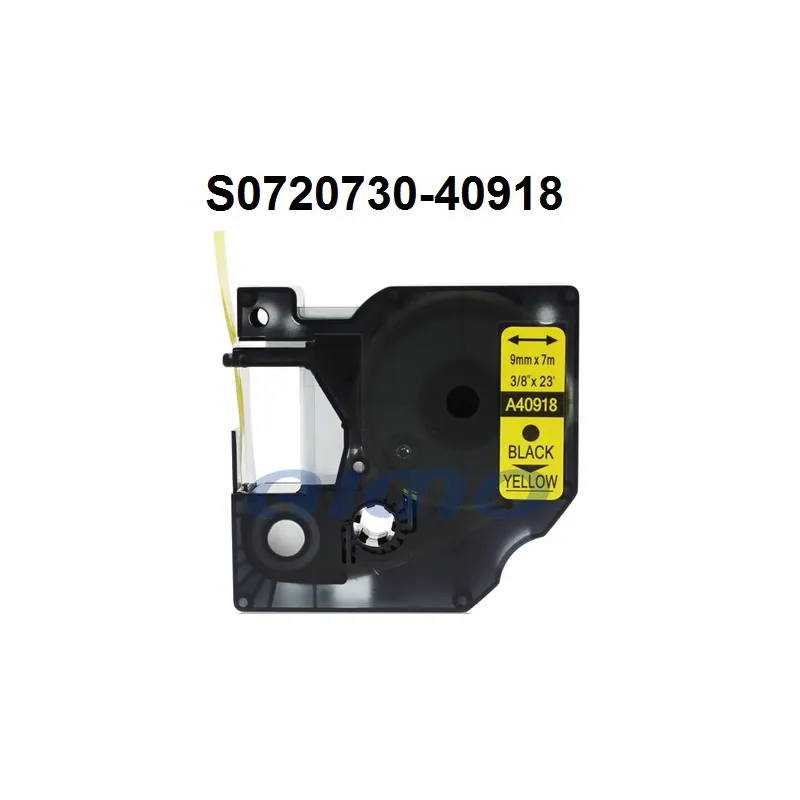 Cinta rotuladora Dymo 40918 compatible al original S0720730