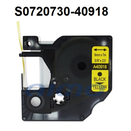 Cinta rotuladora Dymo 40918 compatible al original S0720730