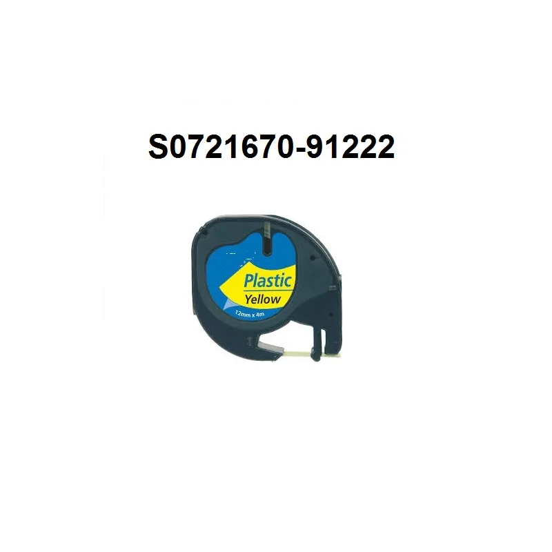 Cinta rotuladora Dymo 91222 compatible al original S0721670