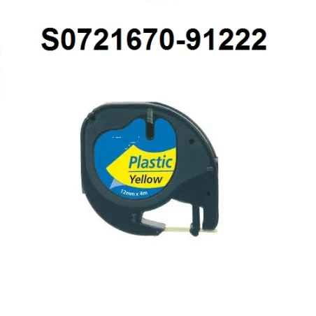 Cinta rotuladora Dymo 91222 compatible al original S0721670