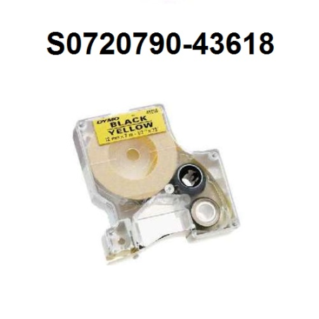 Cinta rotuladora Dymo 43618 compatible al original S0720790