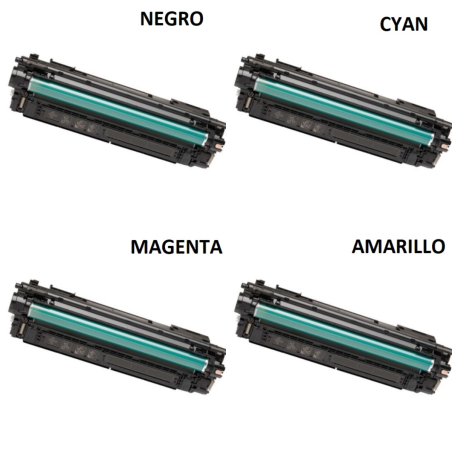 Toner compatible CF460X CF461X CF462X CF463X alternativo a HP