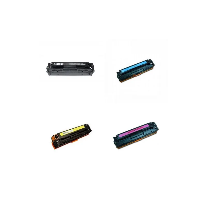 HP 125A toner compatible CB540A, CB541A, CB542A y CB543A