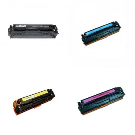 HP 125A toner compatible CB540A, CB541A, CB542A y CB543A