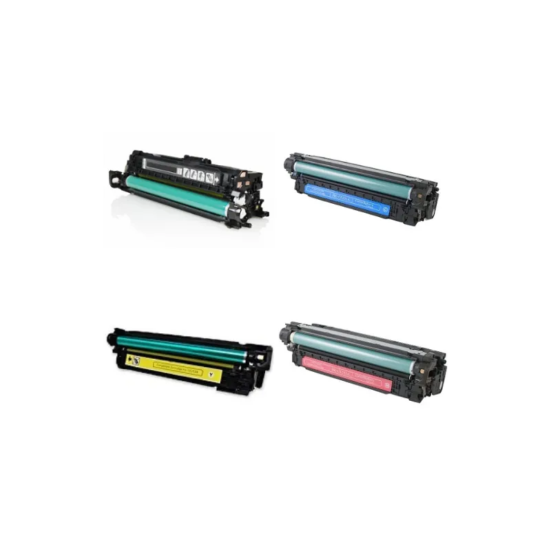 Toner CE250X / CE251A / CE252A / CE253A alternativo con HP 504X