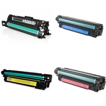 Toner CE250X / CE251A / CE252A / CE253A alternativo con HP 504X