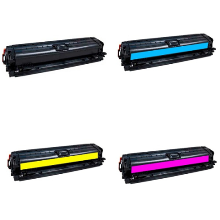 Toner CE270A / CE271A / CE272A / CE273A compatible con HP 650A