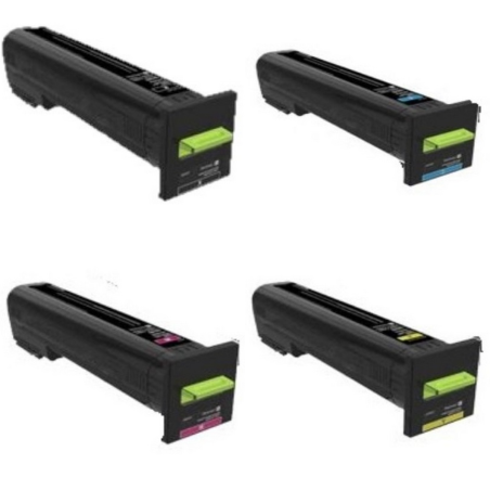 Toner compatible Lexmark CS820 CX820 CX825 CX860 alternativo a