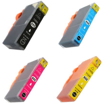 Cartucho de tinta compatible HP 655 CZ109AE CZ110AE CZ111AE