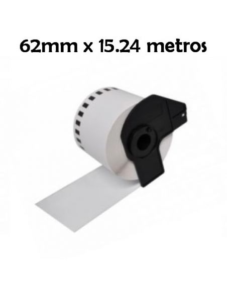 Brother DK22113 cinta continua, Recambio etiquetas transparente Brother DK22113 cinta continua, Recambio etiquetas transparente