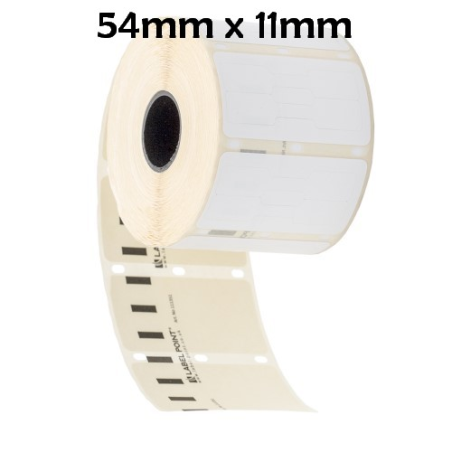 Rollo etiqueta Dymo 722510 54mm x 11mm compatible al original