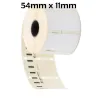 Rollo etiqueta Dymo 722510 54mm x 11mm compatible al original