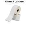 Recambio etiquetas térmicas Zebra 50mm x 25.4mm compatible