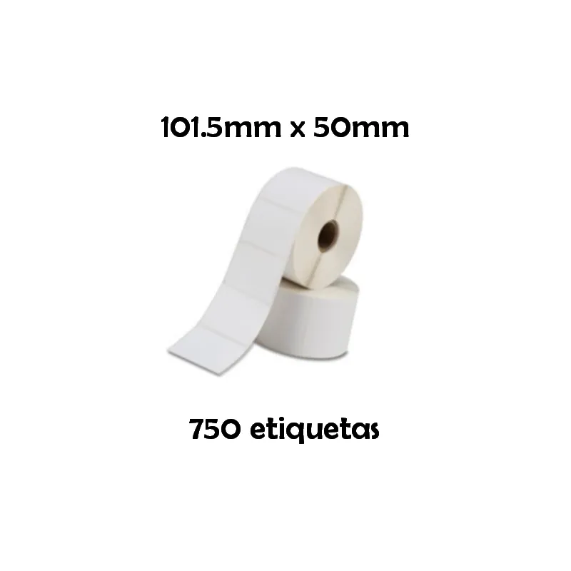 Recambio etiquetas térmicas Zebra 101.5mm x 50mm compatible