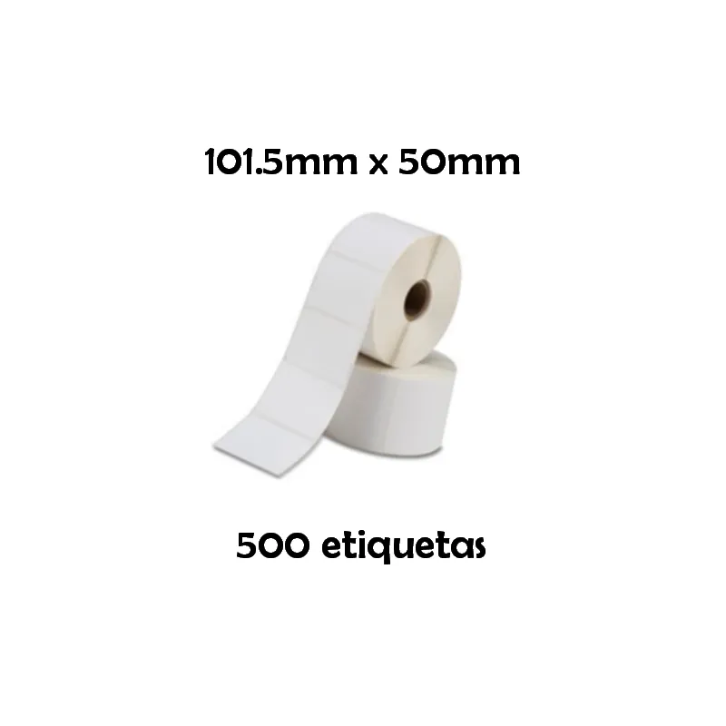 Recambio etiquetas térmicas Zebra 101.5mm x 50mm compatible