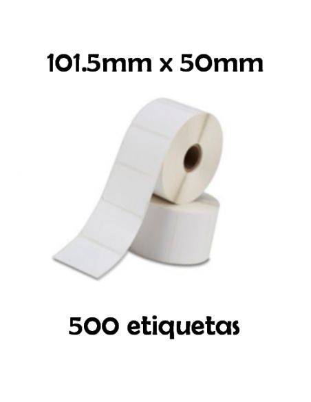 Recambio etiquetas térmicas Zebra 101.5mm x 50mm compatible Recambio etiquetas térmicas Zebra 101.5mm x 50mm compatible