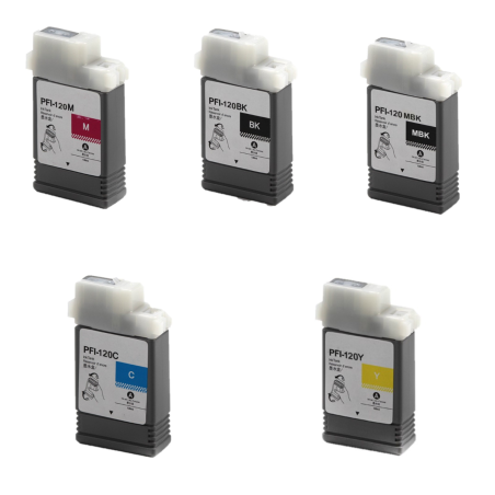 Cartucho de tinta compatible Canon PFI120 2885C001 2884C001