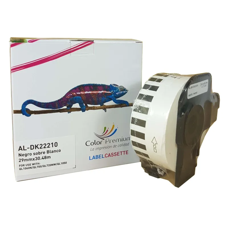 Brother DK22210 cinta continua, Recambio etiquetas DK22210