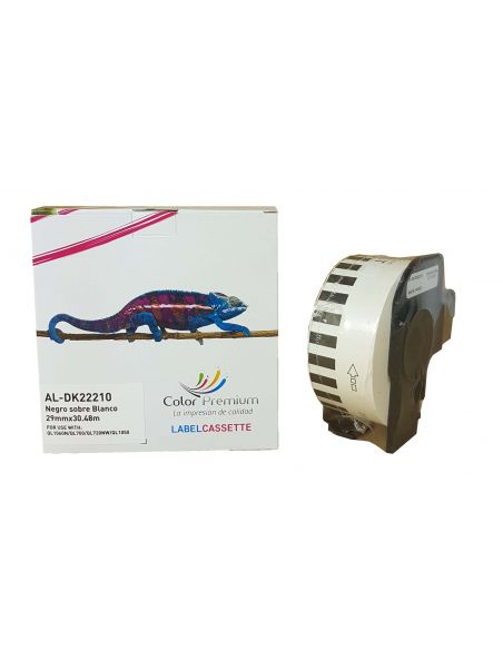 Brother DK22210 cinta continua, Recambio etiquetas DK22210 Brother DK22210 cinta continua, Recambio etiquetas DK22210